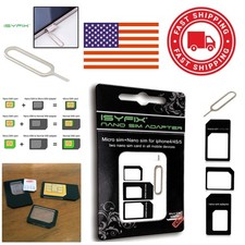 High Quality Nano Micro Sim Card Adapter 4 in 1 Converter Easy Installation