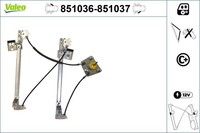 Fensterheber Valeo 851036 FüR Seat 6P8 6J8 6J5 Ibiza ST 6P1 6P5 6J1 4 SC TSI TDI