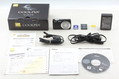 Exc+5 in Box]Nikon COOLPIX S203 10.0MP Zoom Compact Digital Camera