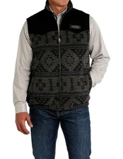 Cinch Western Vest Mens Concealed Carry Wooly Logo Patch MWV1543012