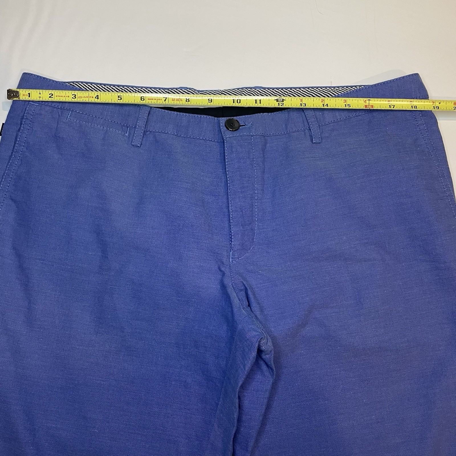 Men's Hugo Boss Slim Fit Chino Dieselstrasse AG Size 38R Blue thumbnail 6