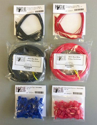 Kit de cableado de bus principal NCE 524268 DCC para línea principal de doble vía de 50' con cables de alimentación | Zustand: New