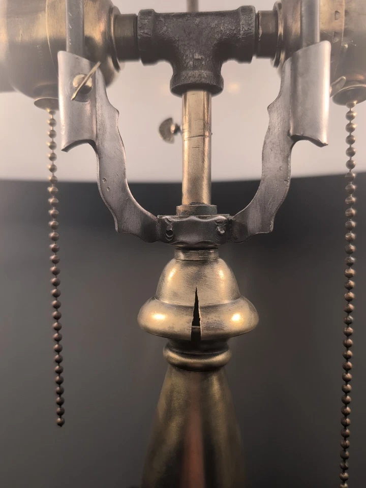 1916 Antique PITTSBURGH LAMP, BRASS & GLASS CO. Table Lamp - Image 3 of 4