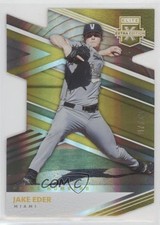 2020 Panini Elite Extra Edition Prime Numbers Gold Die-Cut 7/10 Jake Eder 5b9