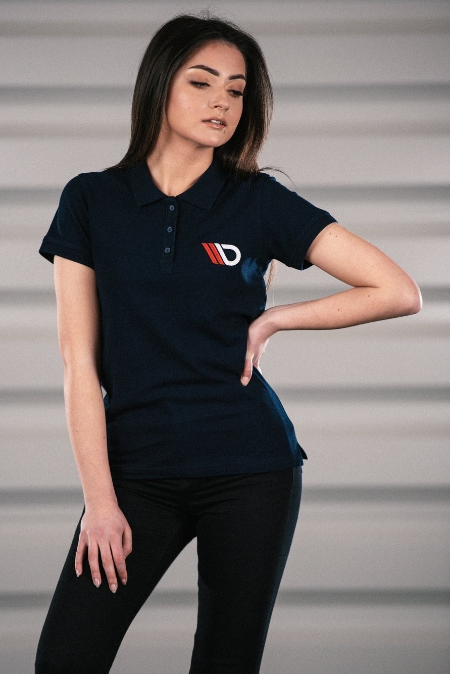 Polo marine femme Maxton XS idéal pour un style décontracté chic au quotidien