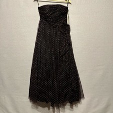 NWT Mac Duggal Strapless Polka Dot Dress - size 2