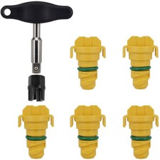 7 PACK Oil Drain Plug Fit For 2011-2024 Ford F-150 F150 Mustang Bronco Edge Expl