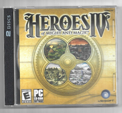 Heroes IV of Might and Magic CD-Rom PC Game Ubisoft
