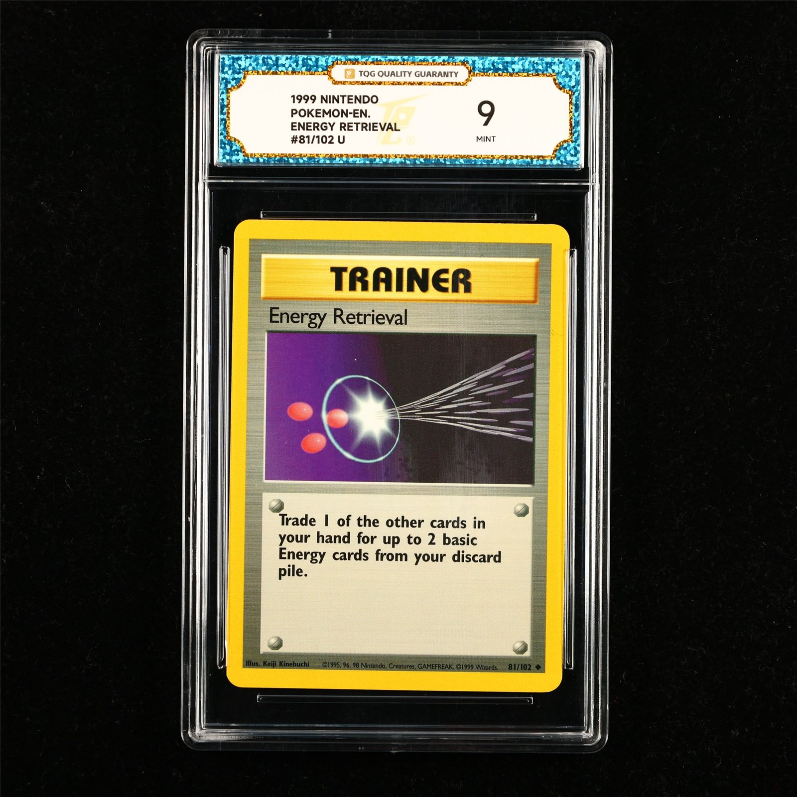 TQG 9 Mint 1999 Pokemon ENG Energy Retrieval #81/102 U