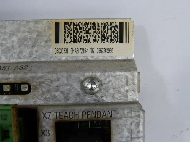 ABB 3HAB7215-1/07 Safety Board Panel USED - Image 3 of 3