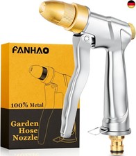 FANHAO Garten Handbrause,100% Metall Garden Spritze Mehrere Funktionen