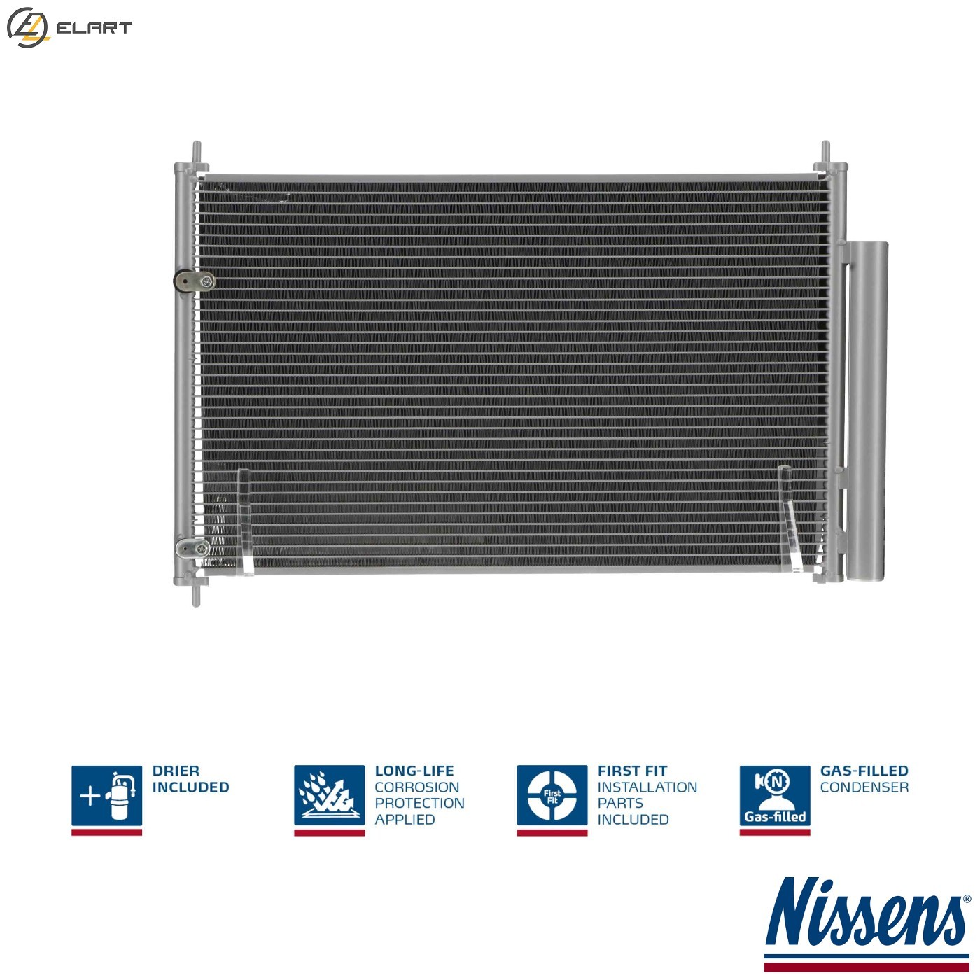CONDENSER AIR CONDITIONING 940037 FOR TOYOTA COROLLA/QUEST/ALTIS/iM MATRIX 1.3L