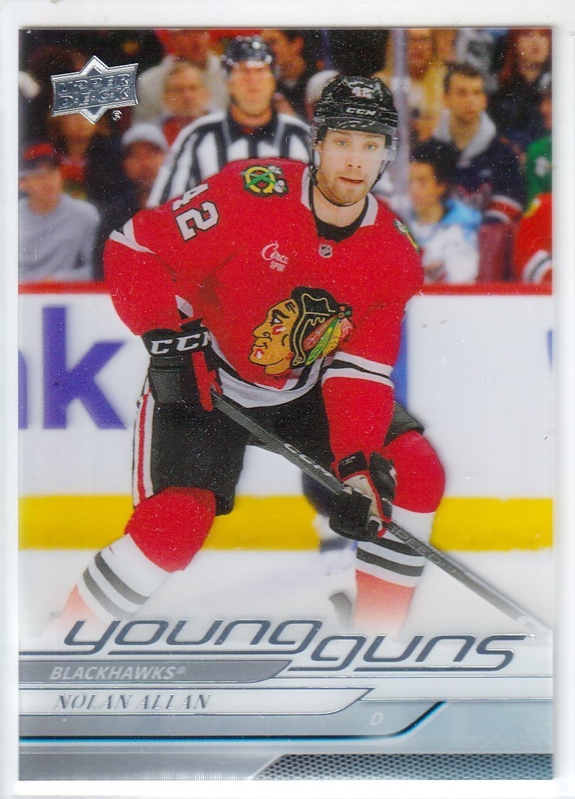 2024-25 Upper Deck Young Guns Clear Cut Parallel #491 Nolan Allan RC - CHICAGO
