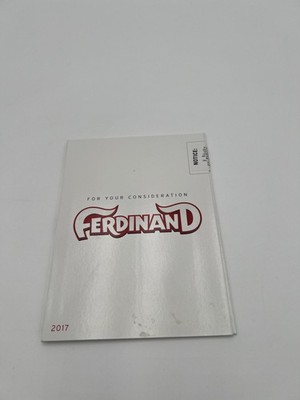 Ferdinand For Your Consideration FYC DVD Screener 2017 Fox Blue Sky White Sleeve