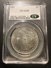 1897 Morgan Silver Dollar AU 58 -- CAC