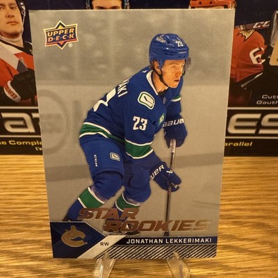 2024-25 Upper Deck NHL Star Rookies - Jonathan Lekkerimaki #22 Cannucks 