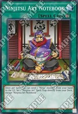 YuGiOh Ninjitsu Art Notebook OP08-EN023 Common Englisch NM unl.