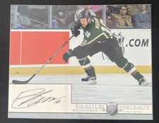 2006-07 Be A Player Portraits 8 X 10 AUTO Brendan Morrow Dallas Stars!