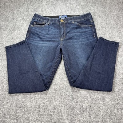 Democracy AbSolution Jeans Womens 12 Blue Y2K Straight Leg Stretch Denim