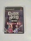 Guitar Hero Encore: Rocks The 80's (Sony Playstation 2, PS2, 2007) Complete