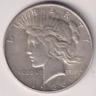 1926 S PEACE ONE DOLLAR 90% SILVER SAN FRANCISCO UNITED STATES AMERICA $1 COIN