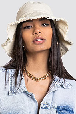 12 Vintage Washed Distressed Bucket Hats for Women Men Solid Twill Caps Washed Distressed Bucket Hat for Men Women Rolled Brim  main image 4