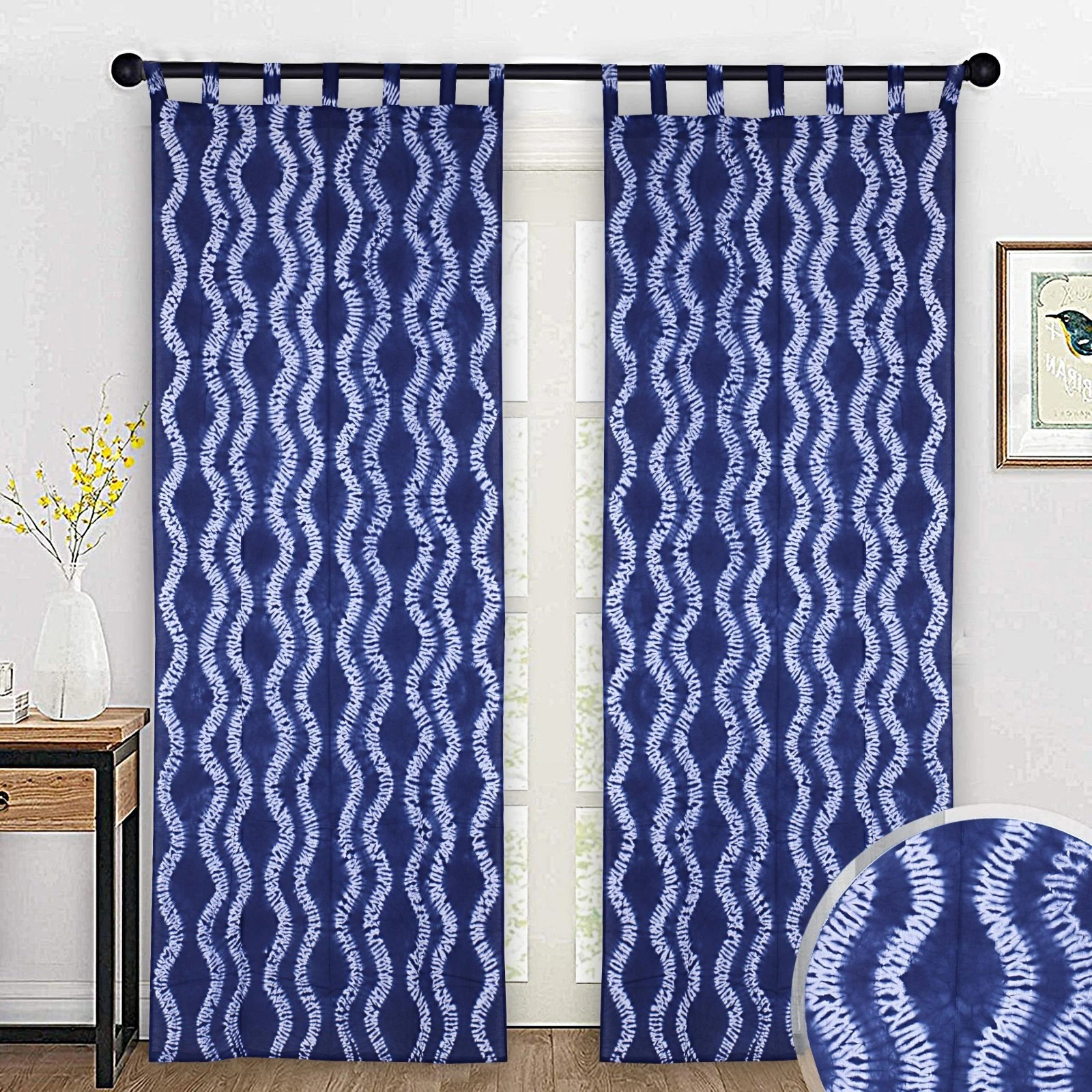 Ethnic Curtain For Living Room Indian Cotton Curtain Hippie Window Door Cutains