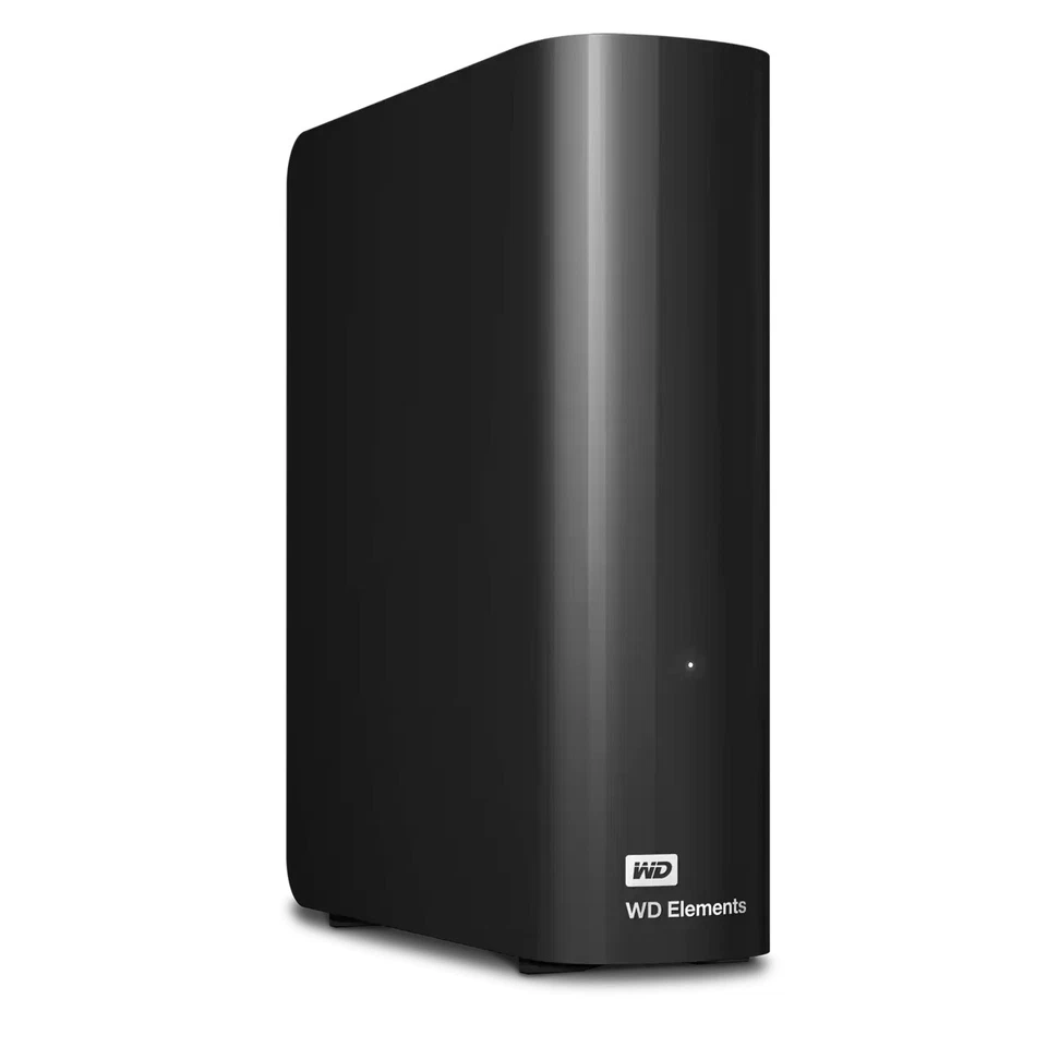 Disco duro externo de escritorio Western Digital 20 TB WD Elements-WDBWLG0200HBK-NESN Foto 3 de 4