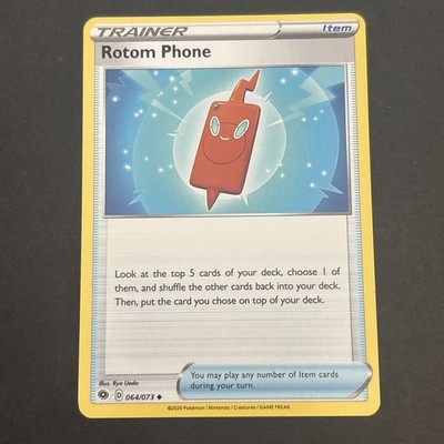 Rotom Phone 064/073 Regular Uncommon SWSH: Champion's Path Pokemon TCG 2020