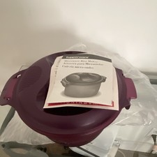 Tupperware Microwave Rice Maker Steamer & Coo...