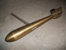 Rickly Hydrological Brass Sounding Weight Stream Current Gaging Velocity 15LB