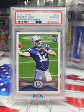 Andrew Luck Rookie Card PSA 10. rookie card picture