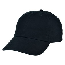 Lids Blank Baseline Dad Adjustable Strapback Hat One Size Black
