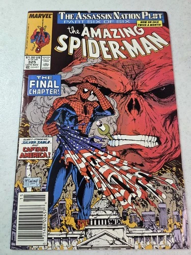 Amazing Spider-Man #325 Newsstand Variant - Marvel 1989 Todd McFarlane - FN