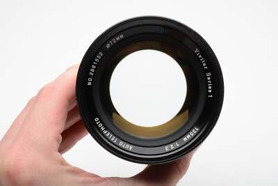 Vivitar Series 1 135mm f2.3 Tele lens, caps+sky filter, Canon FD