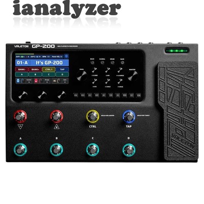 NEW VALETON Black GP200 Multiple Effects Processor IR Simulation Effects Pedal