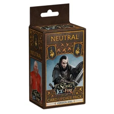 Neutral Faction Update Card Pack A Song of Ice Fire ASOIAF Miniatures CMON NIB