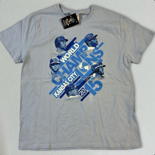 Kansas City Royals World Series Championship T-Shirt Women's Large BRAND NEW!!!