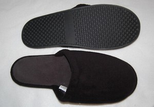 mens slip on slippers with rubber soles