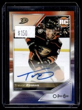 2021-22 O-Pee-Chee Top Rookie Bounty Trevor Zegras RC Auto 11/25 Anaheim Ducks