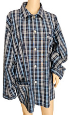 Rover & Lakes Hemd Gr. 56 KW 54 Blau Karo Herrenhemd Freizeithemd Langarmhemd