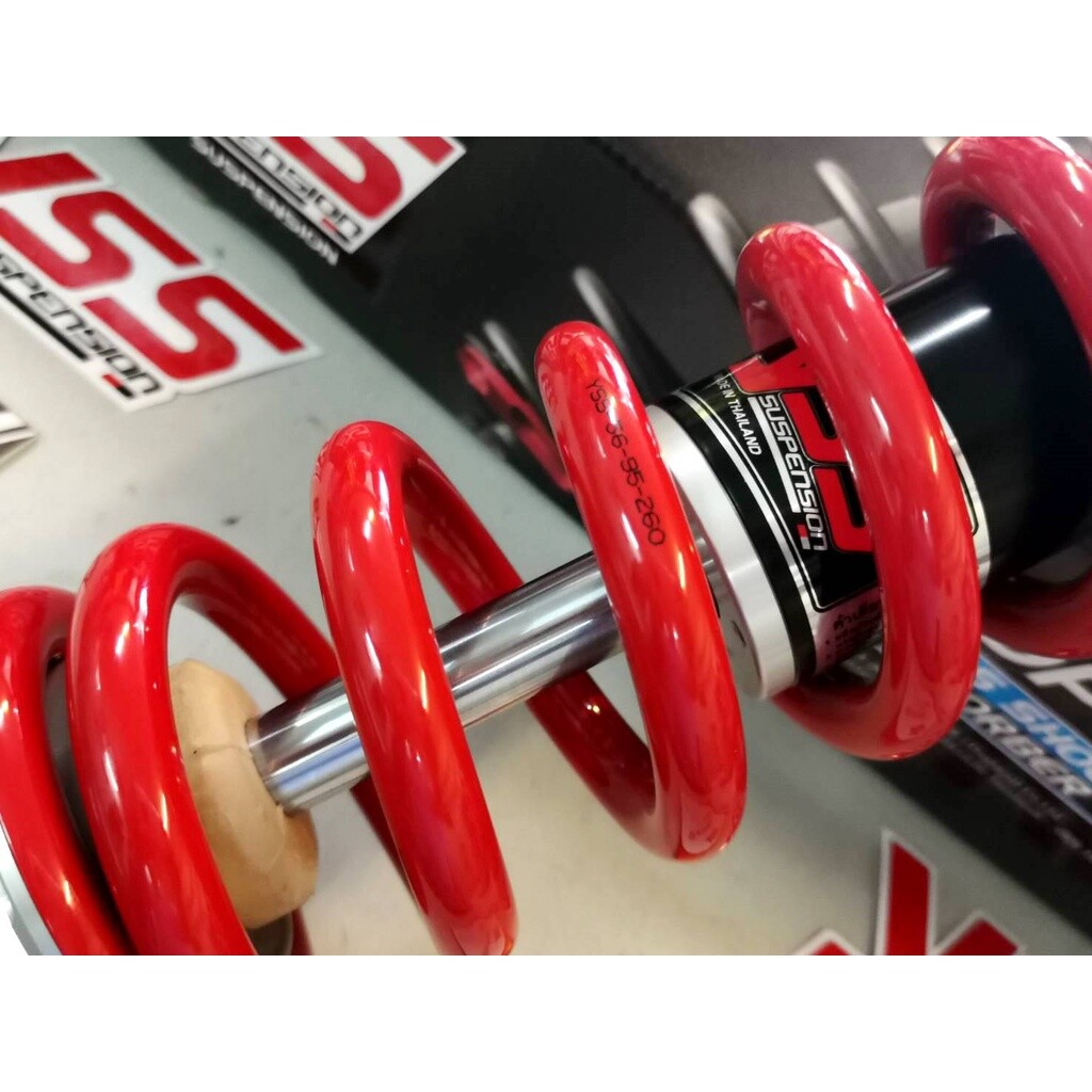 Amortisseur Arrière Moto - 300 Mm, Charge 3000 Lb, Alliage Acier étanche - Remplacement Pour Yamaha JOG 100 (Rouge) - 2