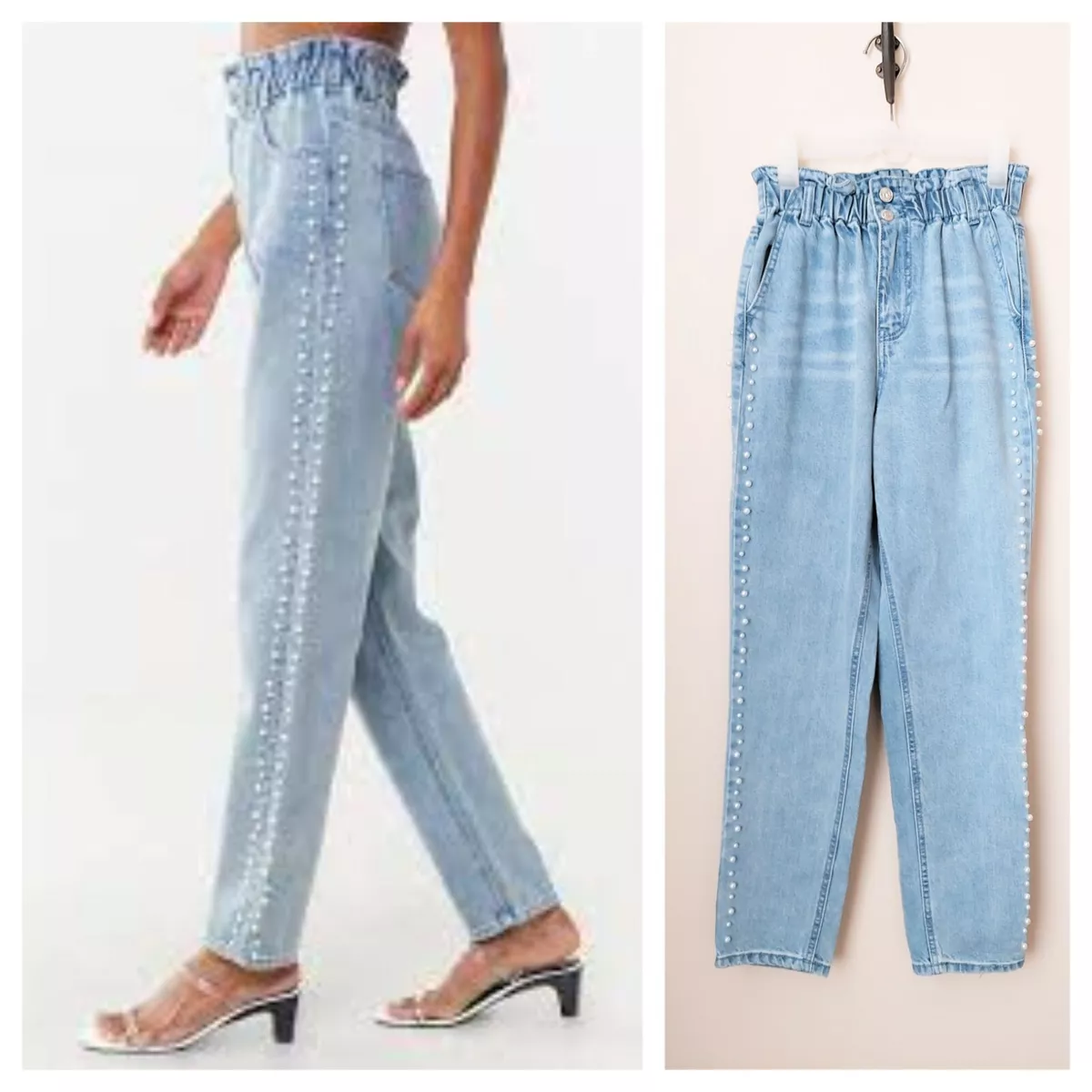 Help me find ABERCROMBIE & FITCH High-Waisted Paper Bag Waist Mom Jean in  size 23. : r/HelpMeFind