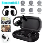 True Wireless Bone Conduction Headphones Bluetooth 5.3 Wireless Headset Earbuds