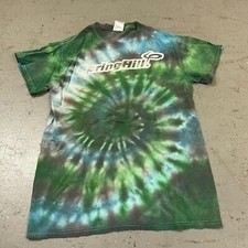 Spring Hill Vintage Gildan Tie Dye AOP Green T-Shirt - Size S