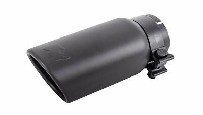 Go Rhino GRT234410B Black SS Exhaust Tip Inlet: 2.75'' Length: 10'' Outlet: 4''