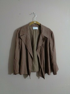 waterfall linen jacket