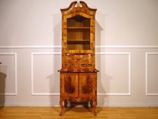 HANNIS ANTIQUE STORE / DRESDNER BAROCK VITRINE UM 1860 - 1880 / NUSSBAUM-11