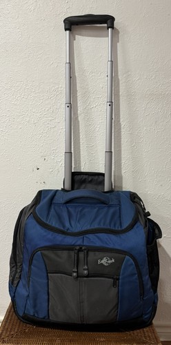 Eagle Creek 17" Wheeled Tote Carry On Rolling Luggage Blue EC-20264 - Picture 5 of 8