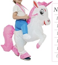 Inflatable Adult Small Child Large Halloween Costume Unicorn w/ Air Pump
